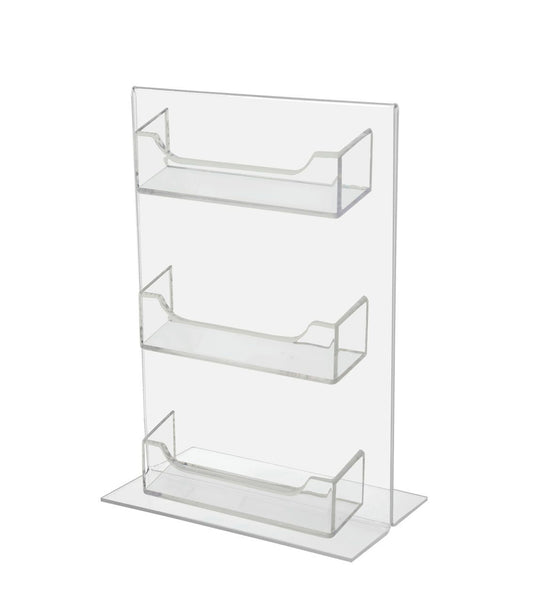 3 Pocket Appointment Card Holder with Sign Frame Display