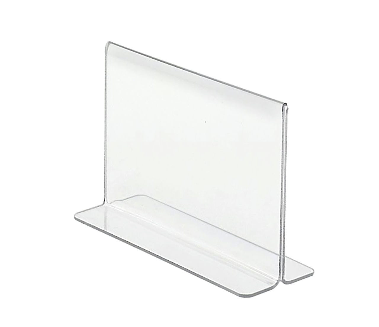 Sign Holder 6"W x 4"H Double Sided Bottom Load Table Tent