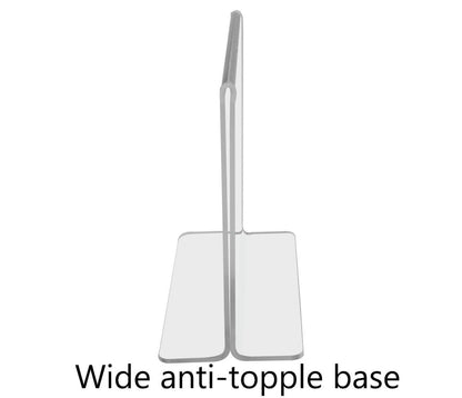 Sign Holder 6"W x 4"H Double Sided Bottom Load Table Tent