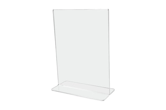 Sign Holder 6"W x 8"H Double Sided Bottom Load Table Tent