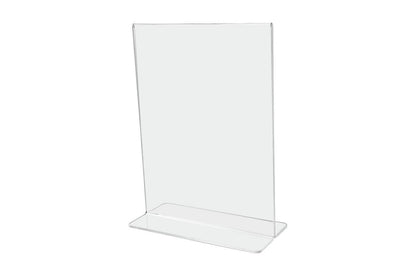 Bottom-Load Table Tent Sign Holder - 6"W x 8"H