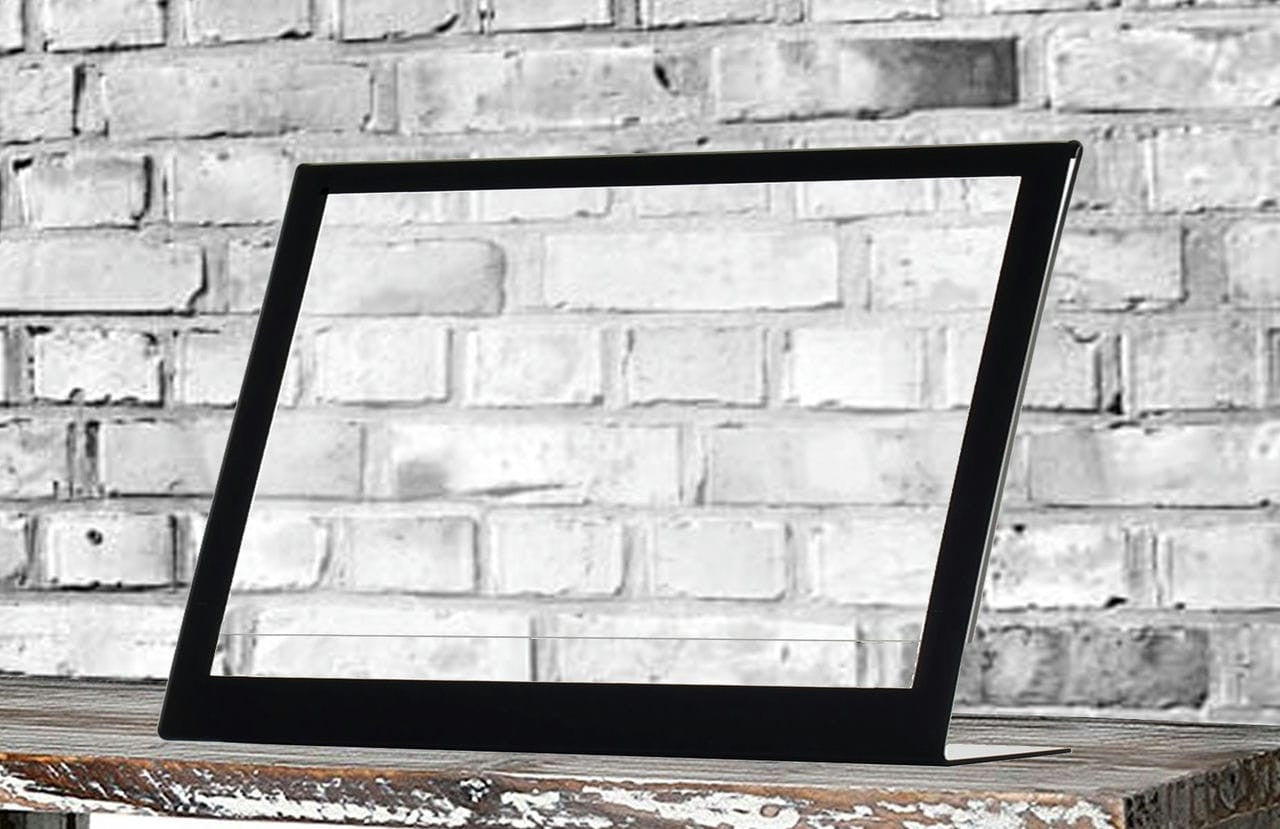 11"W x 8.5"H Graphic Flyer Display Sign Holder with Black Border