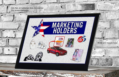 11"W x 8.5"H Graphic Flyer Display Sign Holder with Black Border