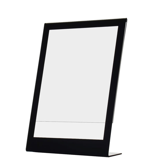 8.5"W x 11"H Sign Holder with Black Border Ad Display Frame