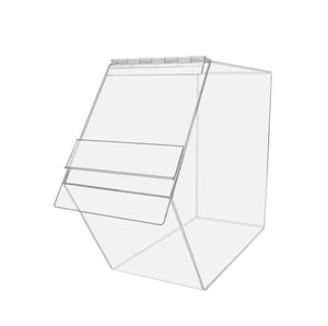 6" x 10" Bakery Bread Pastry Storage Display Case with Hinged Lid