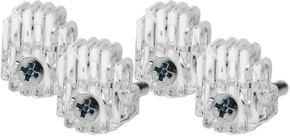 Acrylic Mirror Clips 4 Pack Hanging Hardware Accessories