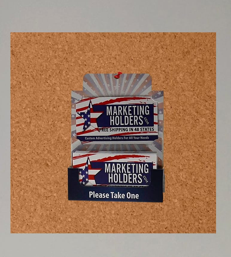 Bulletin Board Business Card Display for Event Pack of 10