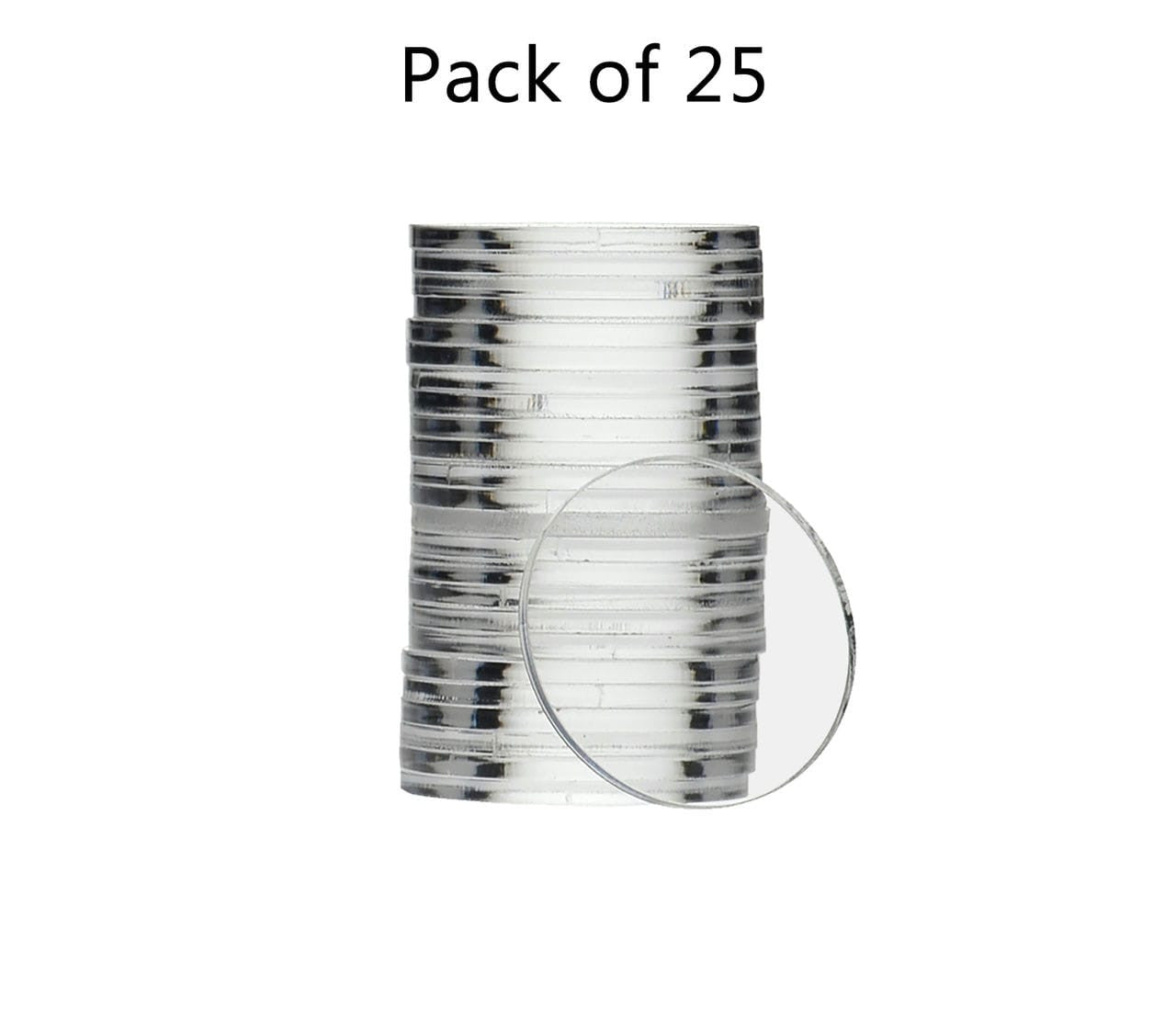 Blank Discs 1.5" Clear Acrylic Circle Craft Supplies .220" Thick