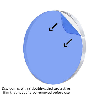 Blank Discs 3.5" Clear Acrylic Circle Craft Supplies .118" Thick 10 Pack