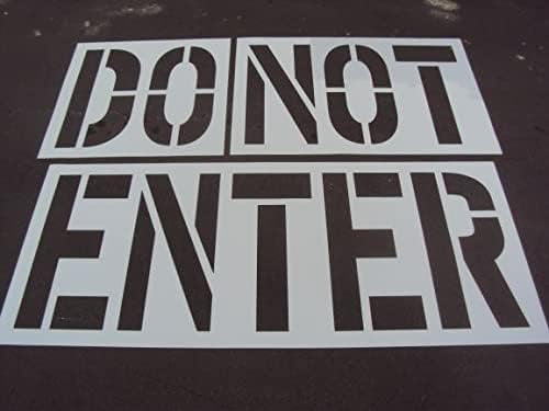 DO NOT ENTER Stencil 24" Parking Lot and Pavement Marking Template