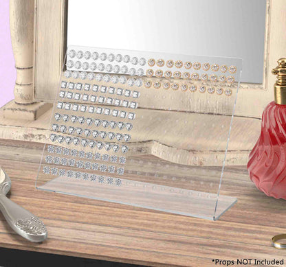 Earring Holder 6"H Display Stand Slant Back Jewelry 240 Holes