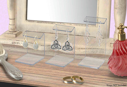 Earring Display Jewelry Holder Stands 3 Pieces Small Medium Large