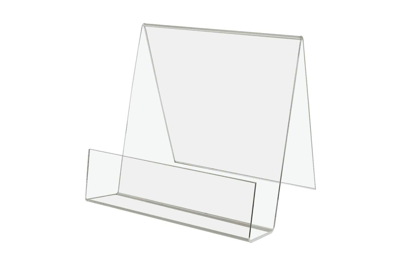 Clear Acrylic Easel 7" x 7" Countertop J Stand