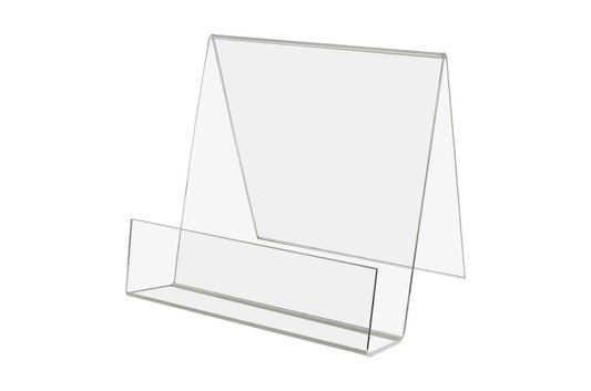Clear Acrylic Easel 7" x 7" Countertop J Stand