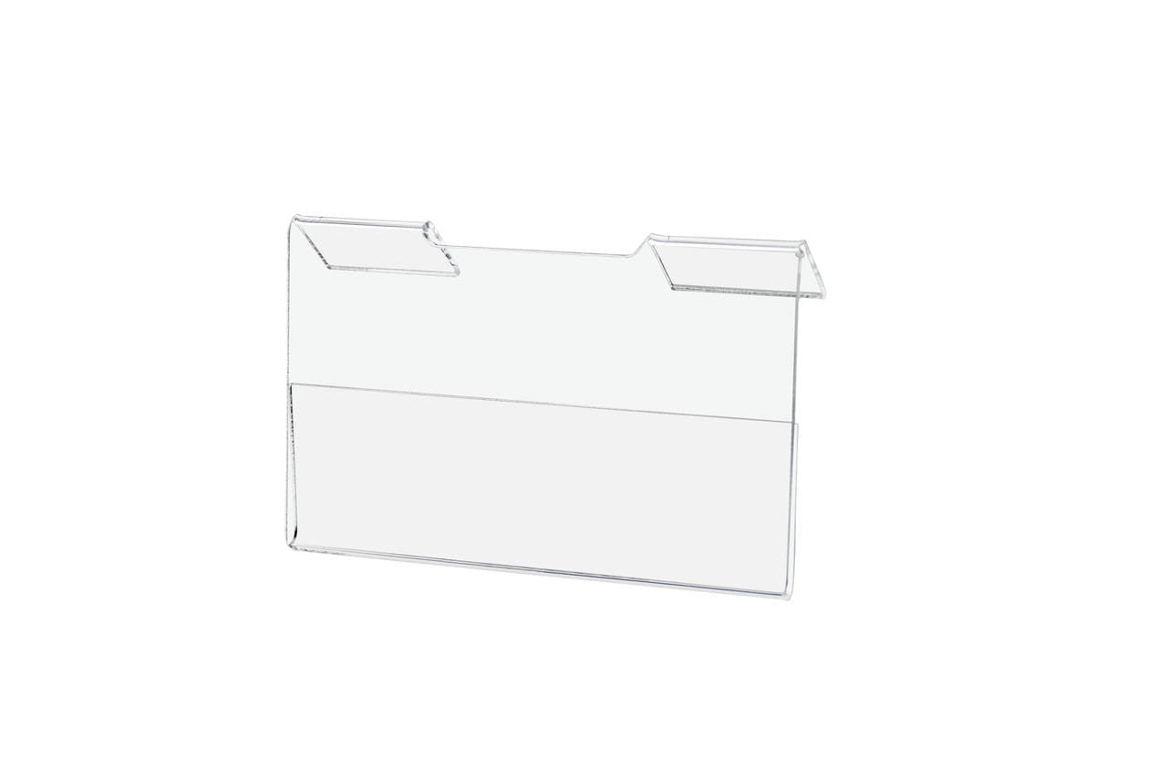 Grid Slatwall Business Card Holder 3.5"W Small Sign Display