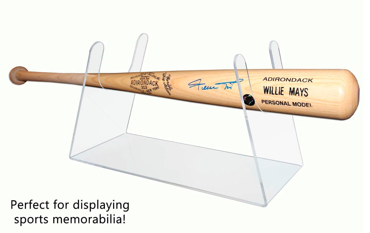 Shofar Holder Display For Yemenite or Instruments and Bats Clear