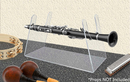 Shofar Holder Display For Yemenite or Instruments and Bats Clear