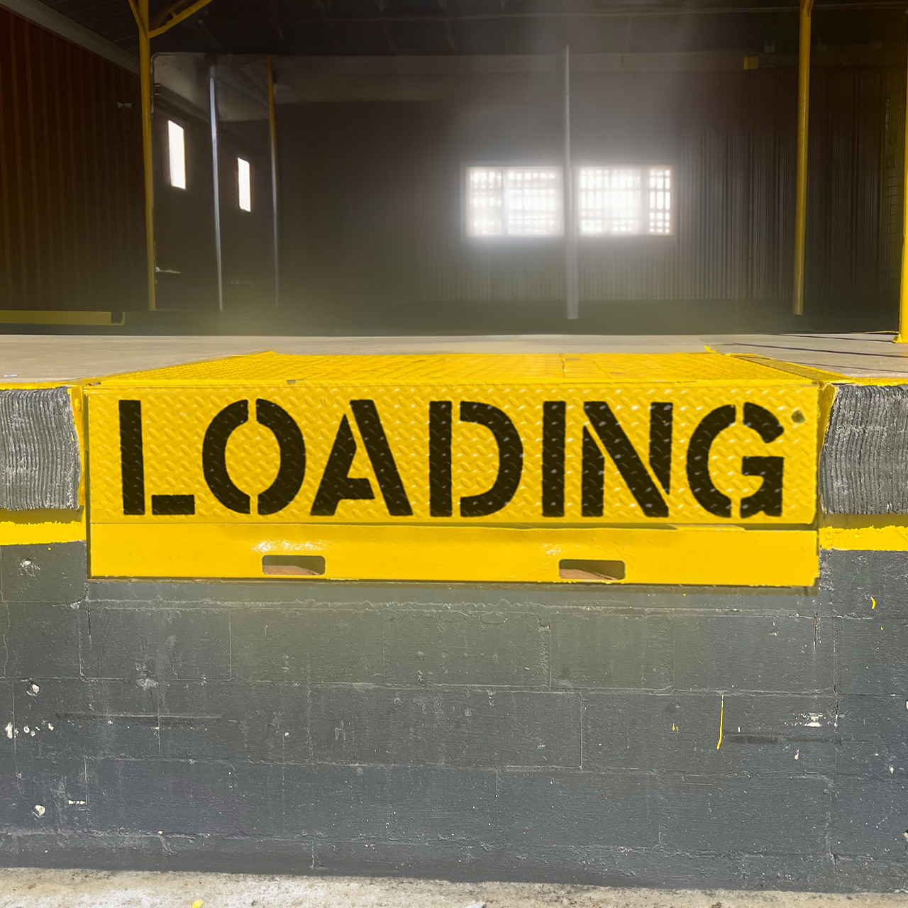 LOADING Stencil Template for Parking Lots Garages and Hotels