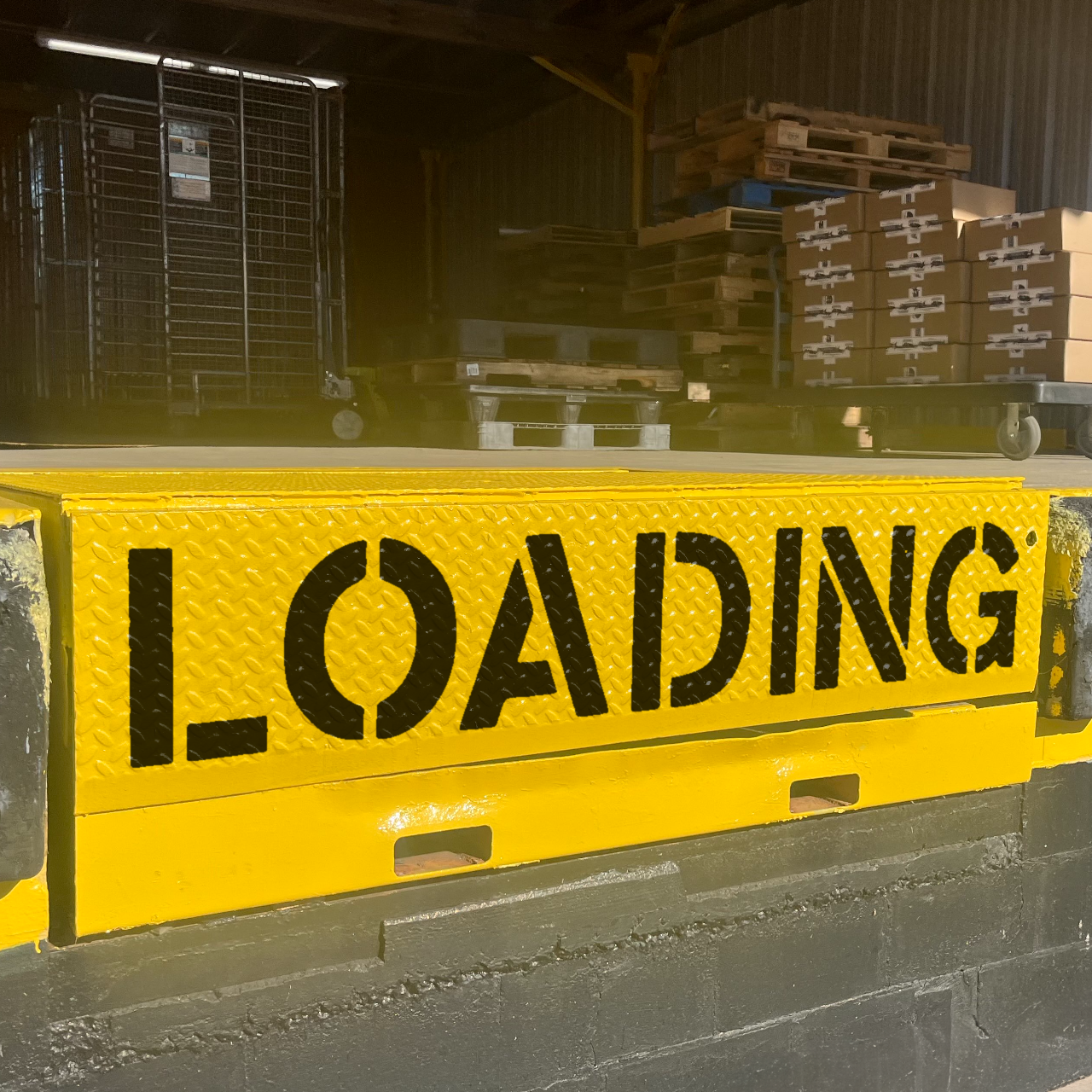 LOADING Stencil Template for Parking Lots Garages and Hotels