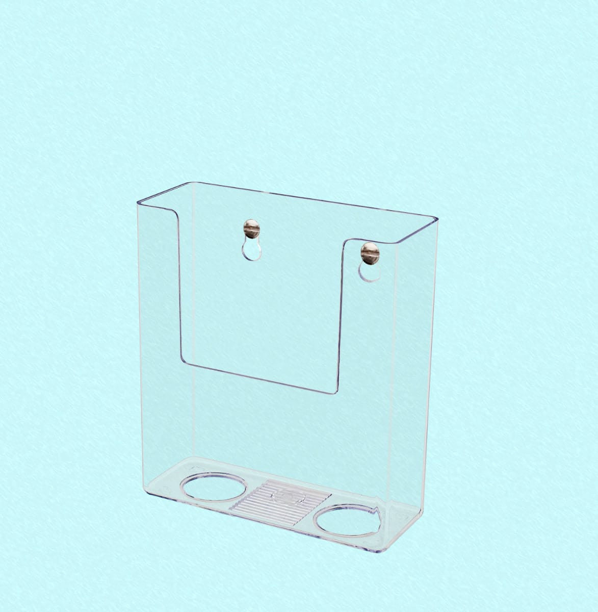 4"W Trifold Brochure Holder Countertop or Wall Mount Display