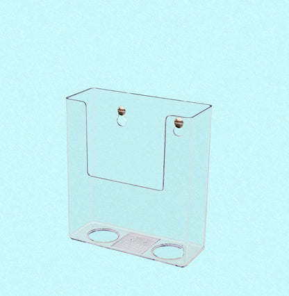 4"W Trifold Brochure Holder Countertop or Wall Mount Display