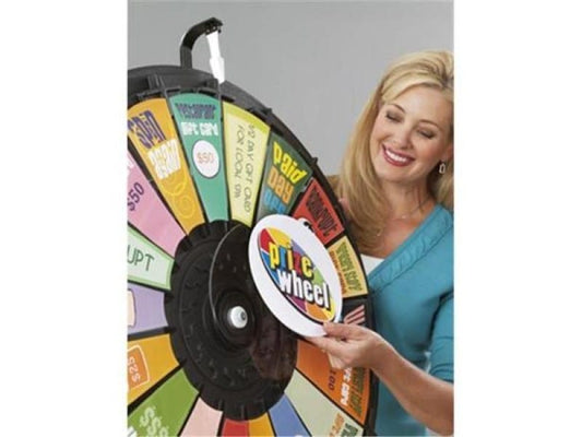 Center Plate and Labels for Prize Wheel Various Sizes