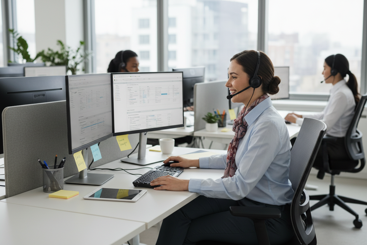 Acrylic product use in a clinical workspace