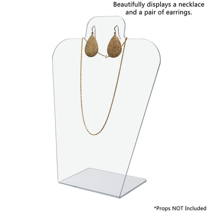 Earring Necklace Display Holder Slant Back Stand Vanity