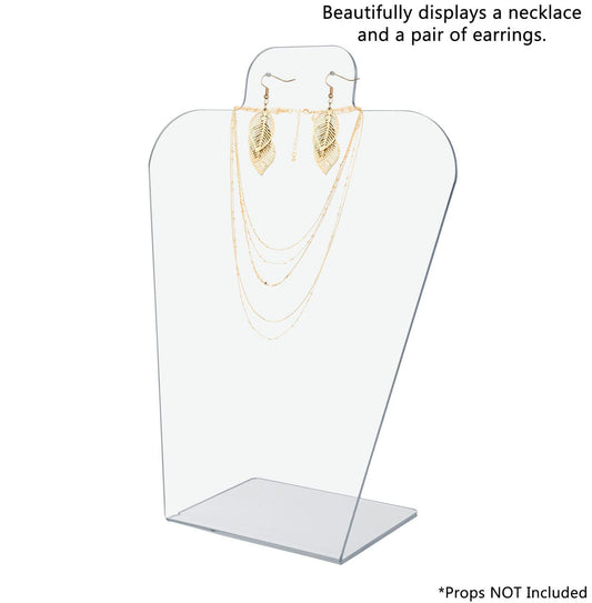 Earring Necklace Display Holder Slant Back Stand Vanity