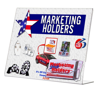 11"W x 8.5"H Landscape Sign Holder with Appointment Card Pocket