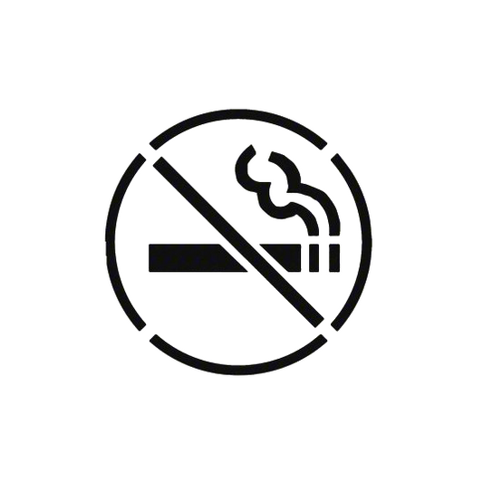 No Smoking Stencil 26" for Painting Floors or Walls