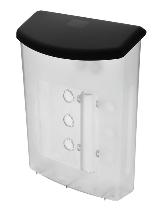 8.5"W x 11"H Outdoor Flyer Holder Wall Brochure Box with Black Lid