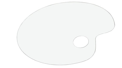 Acrylic Paint Palette 9"W Mixing Tray with Thumb Hole