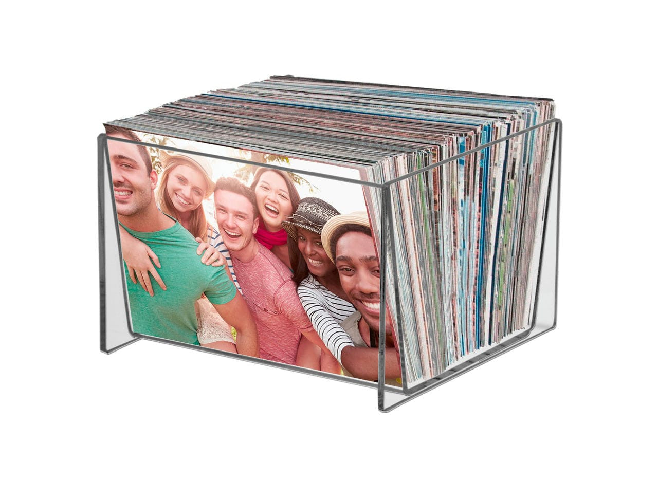 Acrylic Photo Bin for 4" x 6" Artwork and Photographs