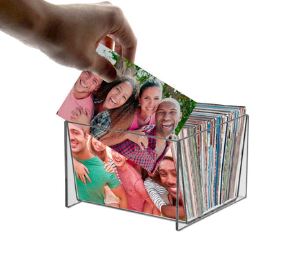 Acrylic Photo Bin for 4" x 6" Artwork and Photographs