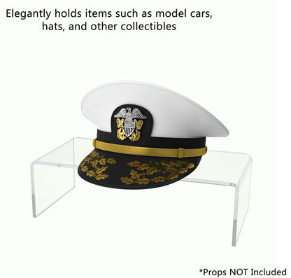 Clear Acrylic Display Riser 10" Long Showcase Retail Stand