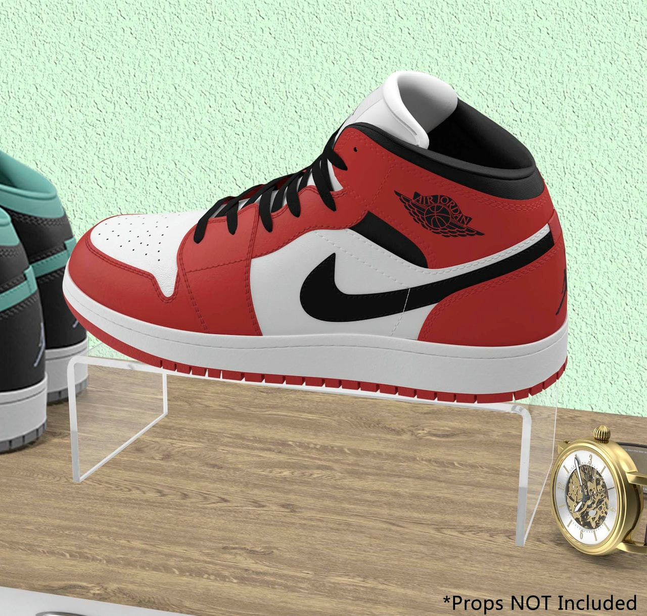 Clear Acrylic Display Riser 10" Long Showcase Retail Stand