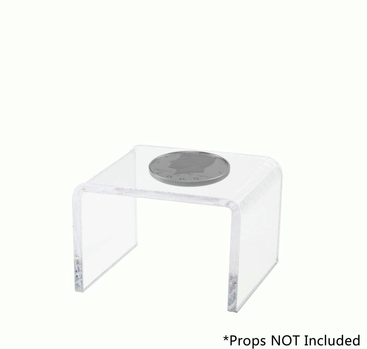 Clear Acrylic Display Riser 3" Showcase Retail Stand