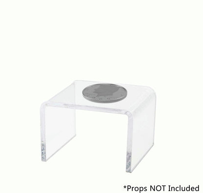 Clear Acrylic Display Riser 3" Showcase Retail Stand