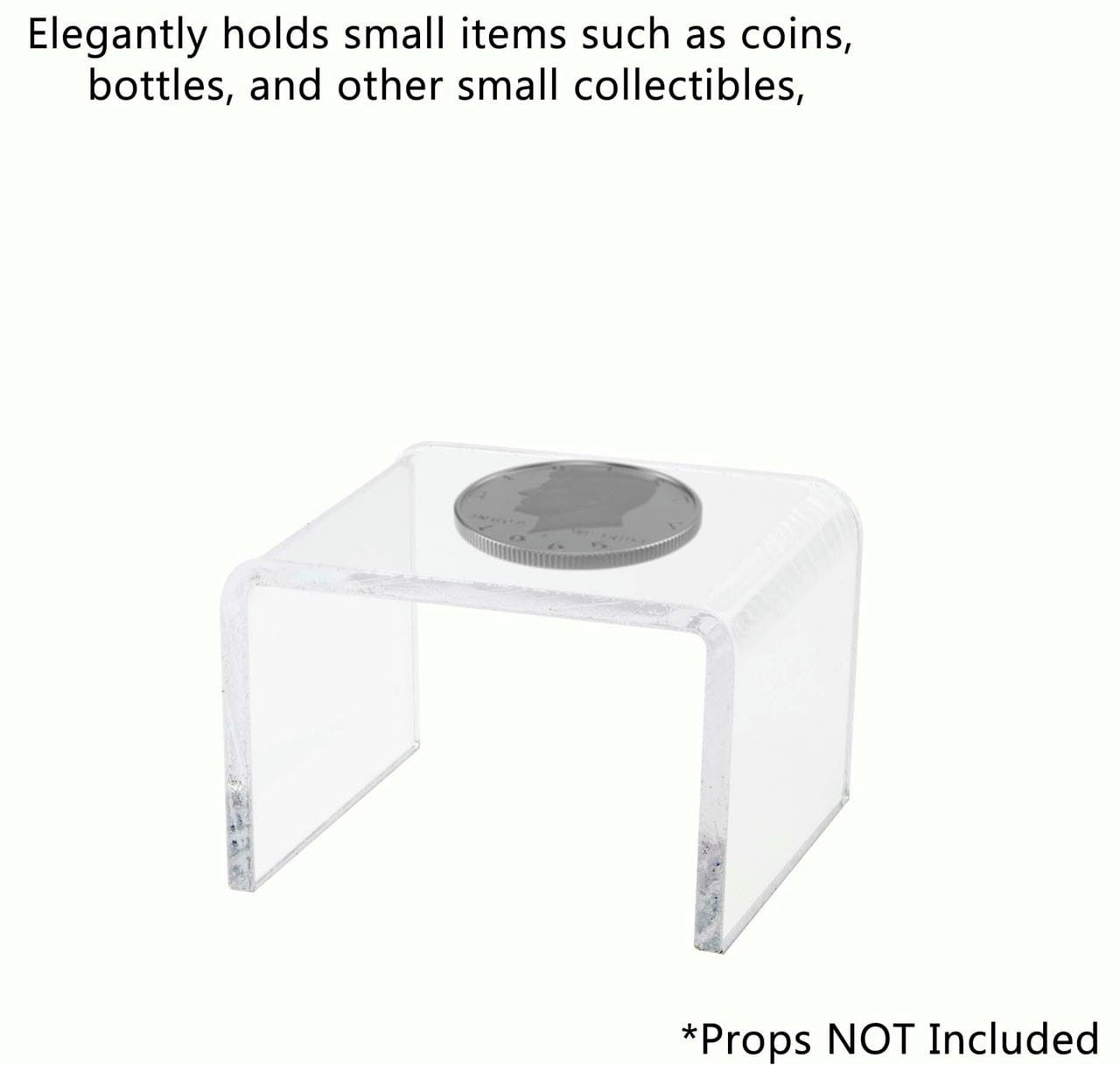 Clear Acrylic Display Riser 3" Showcase Retail Stand