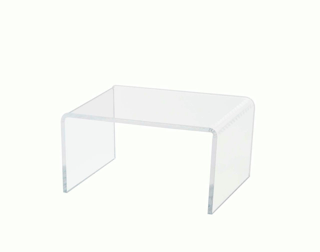 Clear Acrylic Display Riser 4" Retail Showcase Stand