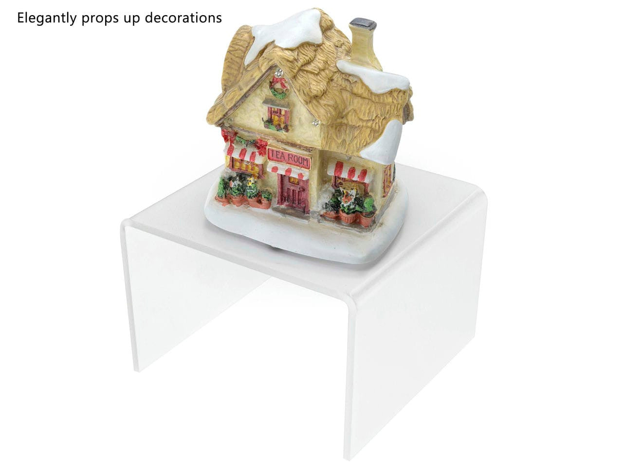 Acrylic Display Riser 6" x 4" Showcase Retail Stand