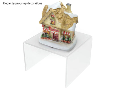 Acrylic Display Riser 6" x 4" Showcase Retail Stand