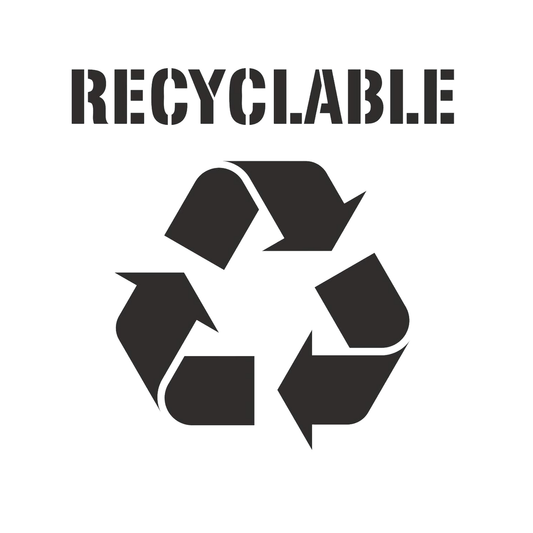 RECYCLABLE Stencil 24" Symbol