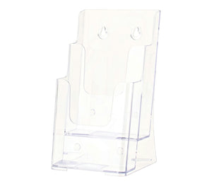 Trifold Display Stand for 4"W Brochures 2 Tier Organizer Caddy