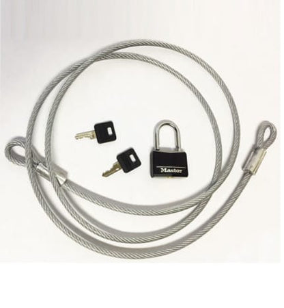 Security Lock and Cable for Deluxe Donation Stand