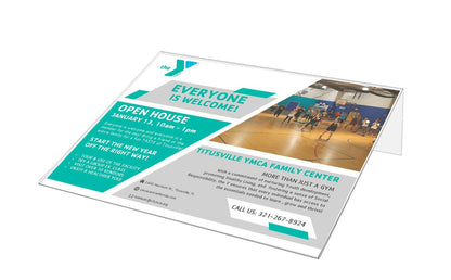 11"W x 8.5"H Sign Holder Ad Frame Display Stand Slant Back