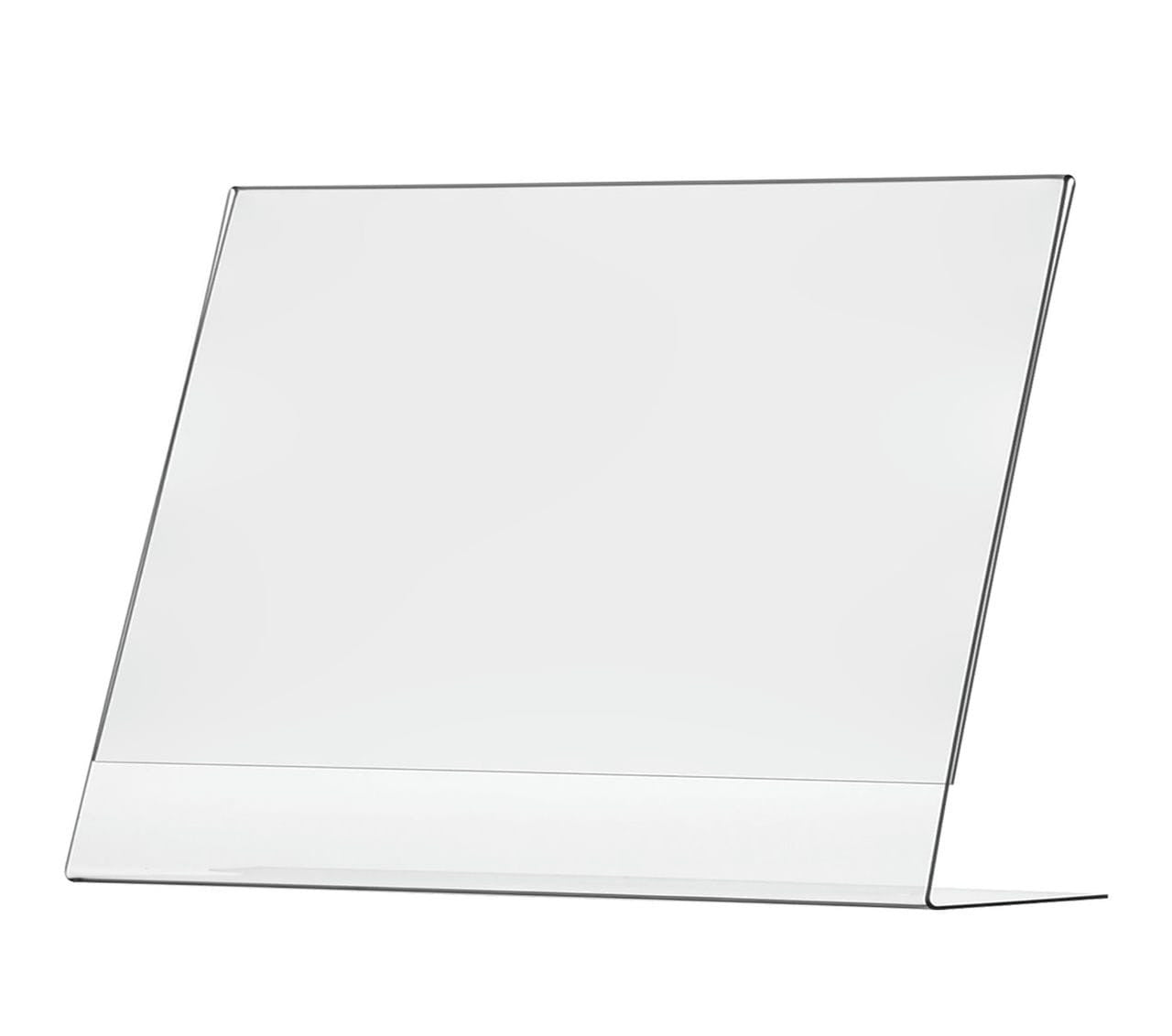 14"W x 11"H Sign Holder Landscape Frame Retail POP Display Stand