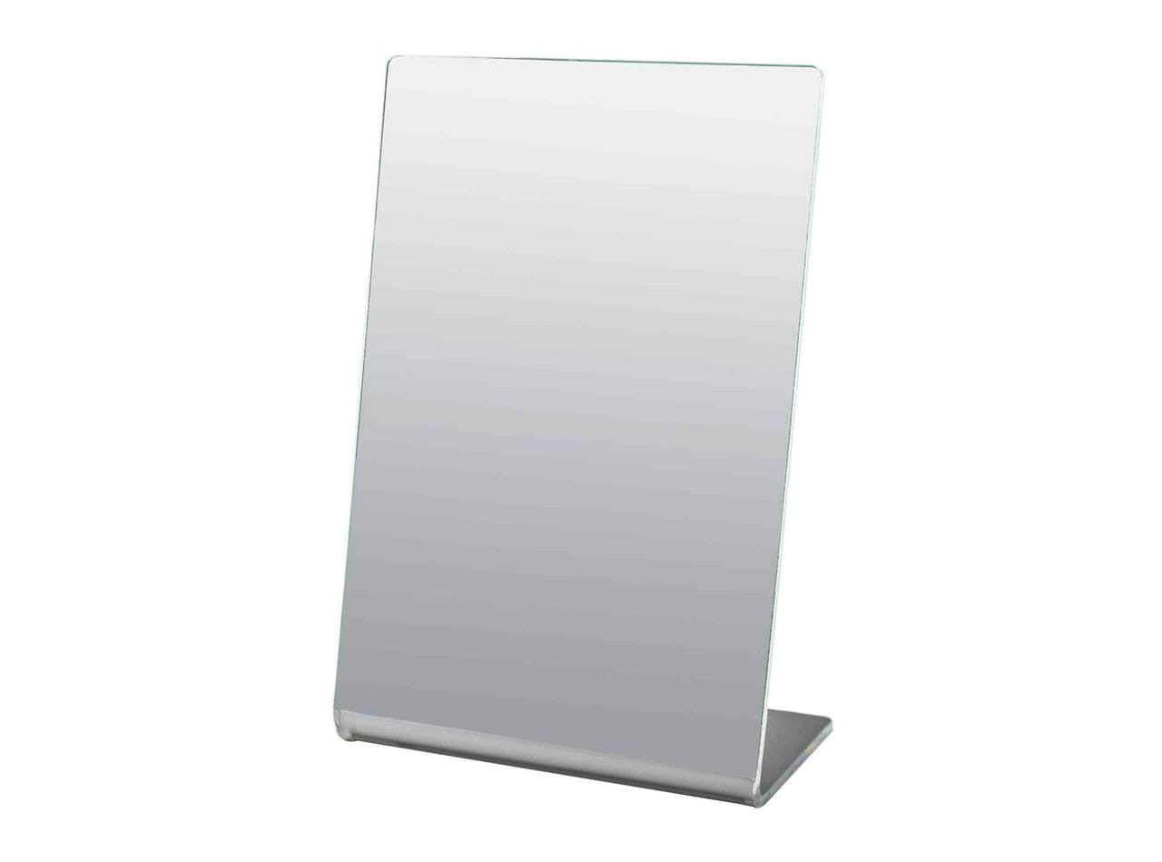 4" x 6" Acrylic Mirror Slant Back Freestanding Countertop Display