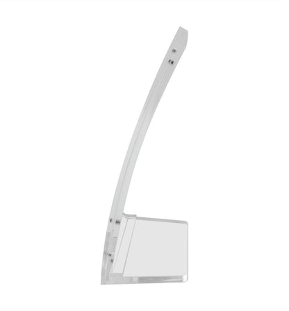 5"W x 7"H Curved Photo Display Frame with Magnet Closure and Base